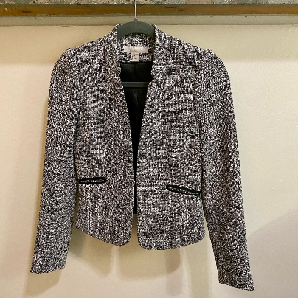 Tweet Jacket black&white : H&M